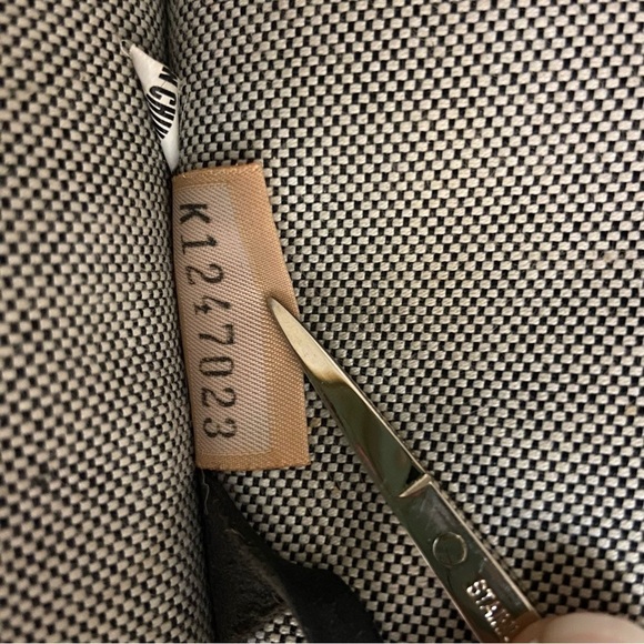 Dooney & Bourke Gray & Black Signature Logo Double Pocket Tote - Picture 11 of 14